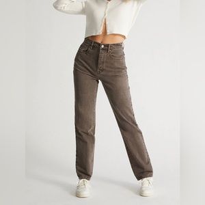 Brown PacSun dad jeans
